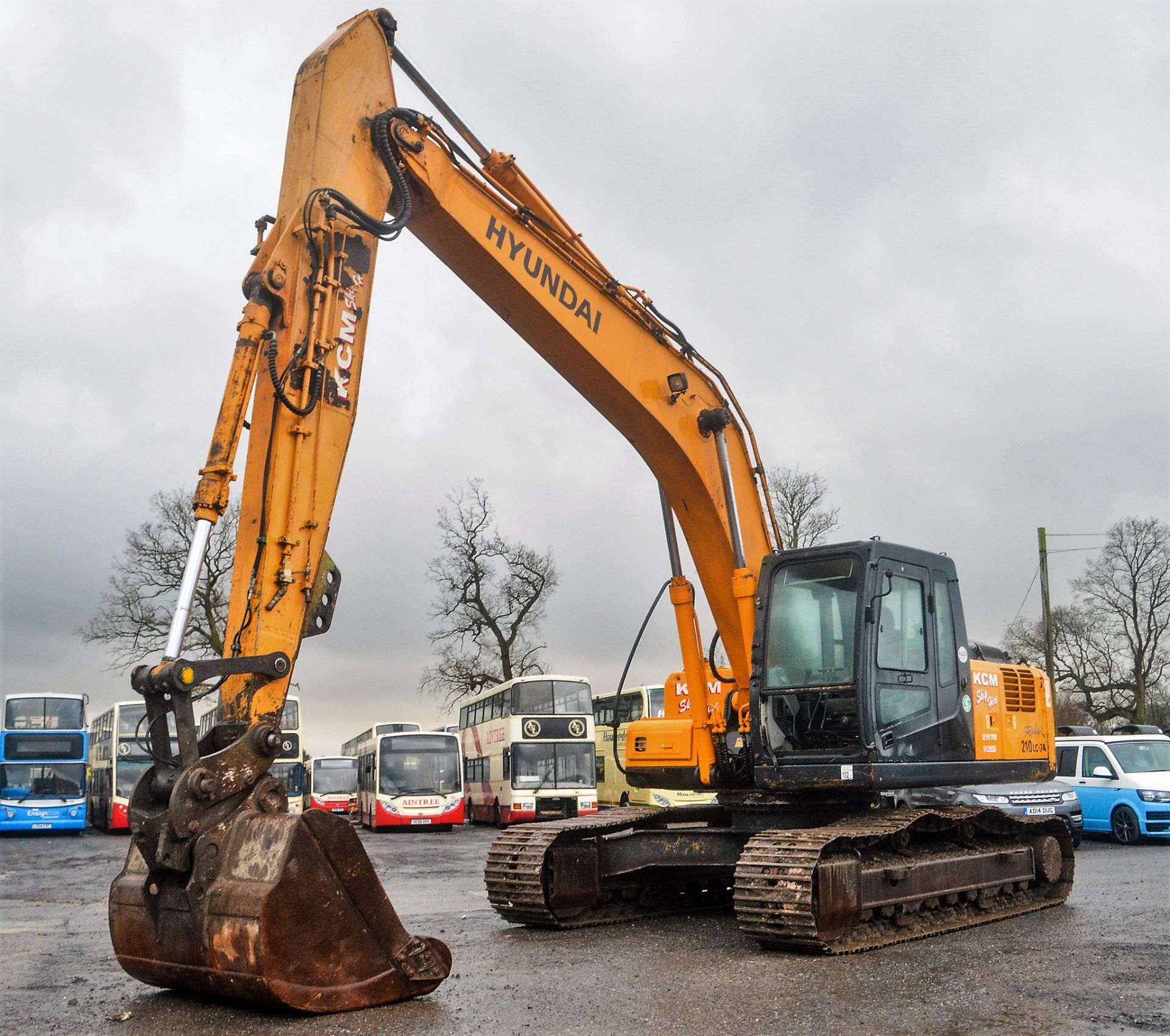 Hyundai 210 LC-7A 21 tonne steel tracked excavator Year: 2008 S/N: 10414 Recorded Hours: 1501