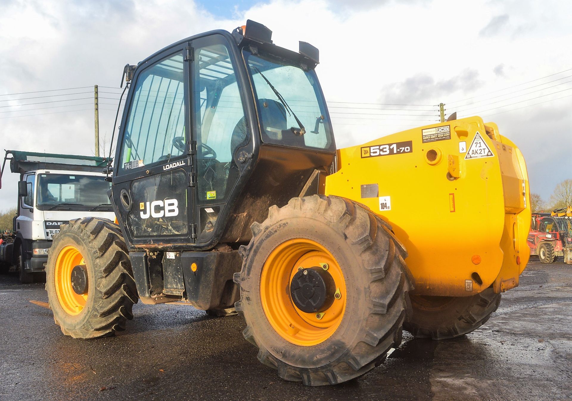 JCB 531-70 7 metre telescopic handler Year: 2014 S/N: 2340294 Recorded Hours: 1876 c/w turbo ** - Image 3 of 15