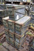 10 - Ex MOD ammunition boxes  (PA 120)