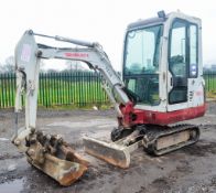 Takeuchi TB014 1.5 tonne rubber tracked excavator Year: 2010 S/N: 11410712 Recorded Hours: 2742