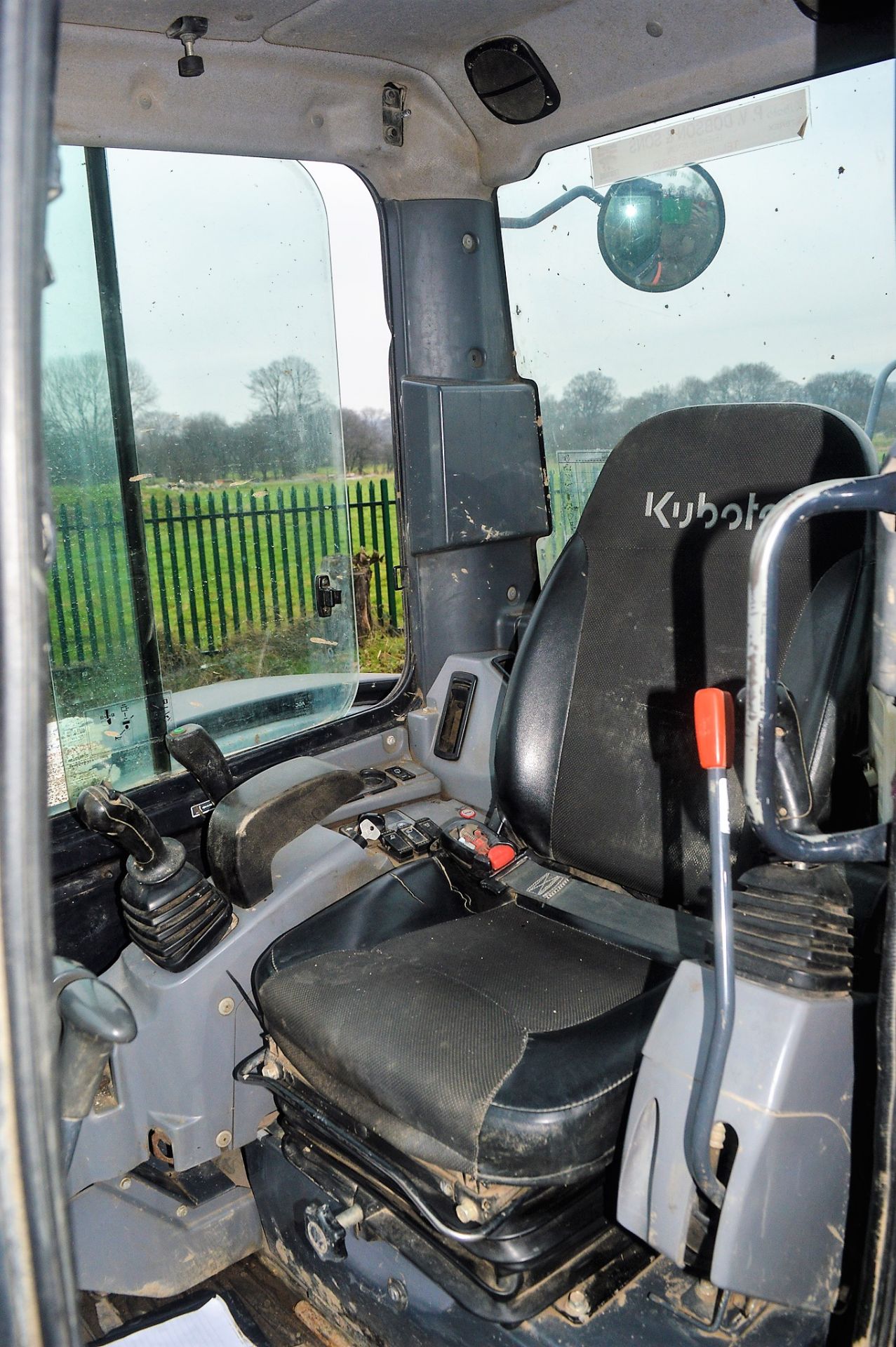 Kubota U48-4 4.8 tonne rubber tracked excavator Year: 2010 S/N: 50167 Recorded Hours: 5542 blade, - Image 11 of 11