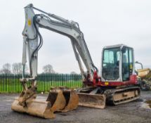 Takeuchi TB285 8.5 tonne rubber tracked excavator Year: 2012 S/N: 165000167 Recorded Hours: 3631