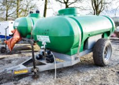 Trailer Engineering 2250 litre site tow water bowser c/w 240v water pump A592093