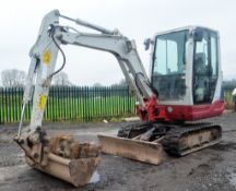 Takeuchi TB228 2.8 tonne rubber tracked excavator Year: 2012 S/N: 122801788 Recorded Hours: 4558