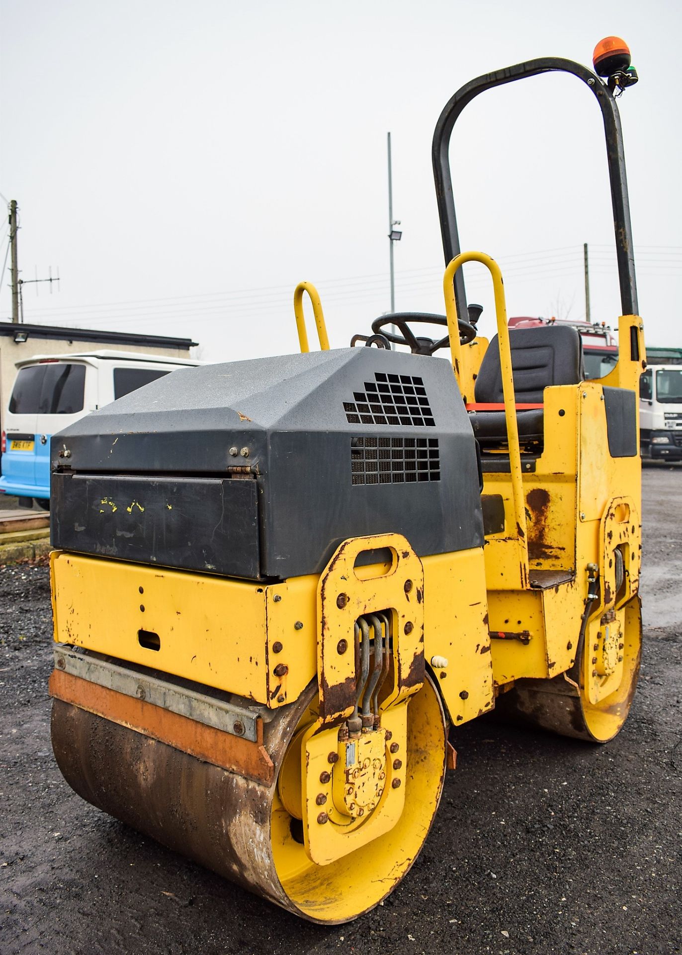 Bomag BW80 double drum ride on roller Year: 2006 S/N:101460425971 Recorded Hours: Not displayed (