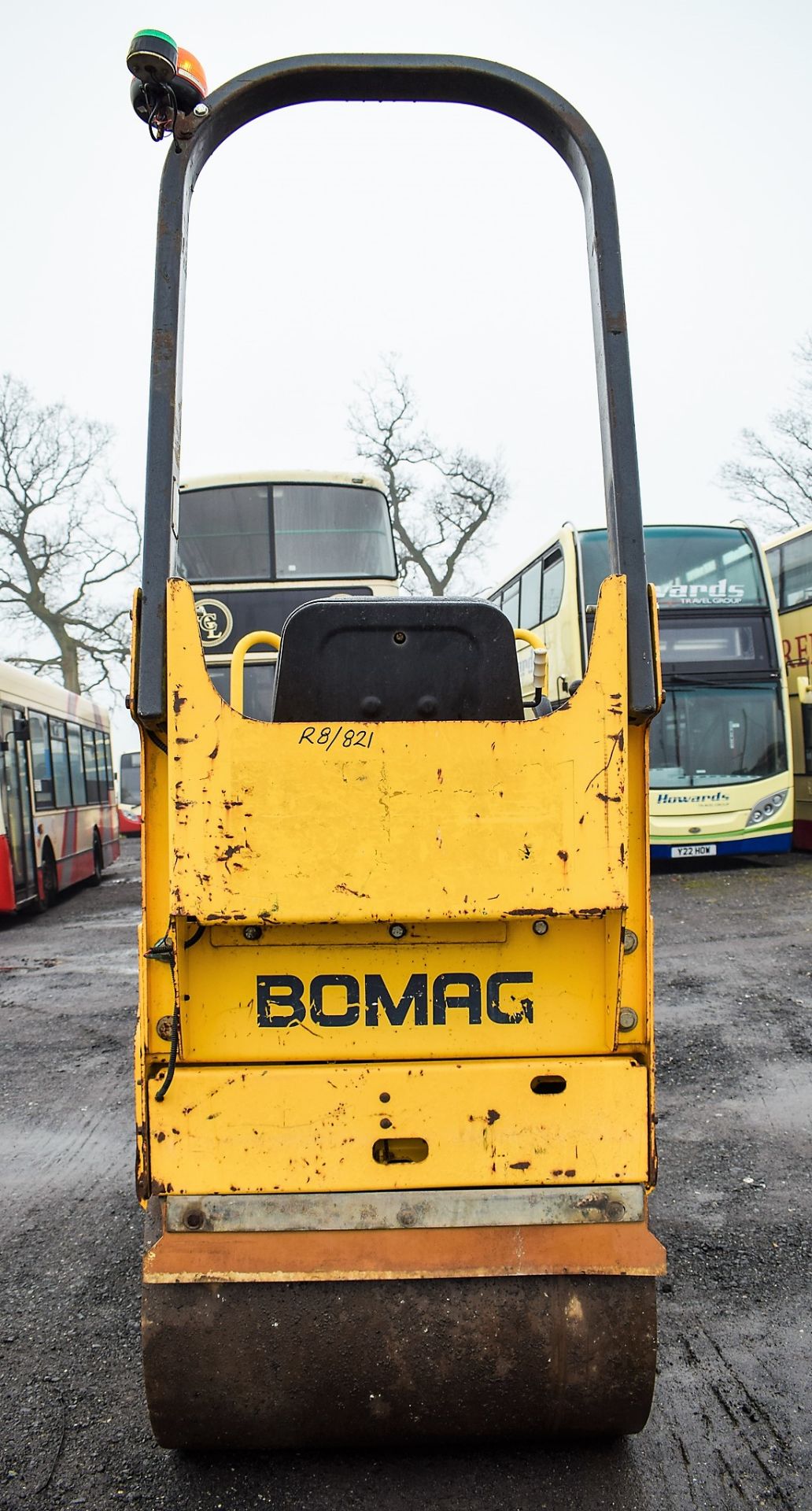 Bomag BW80 double drum ride on roller Year: 2006 S/N:101460425971 Recorded Hours: Not displayed ( - Image 6 of 7