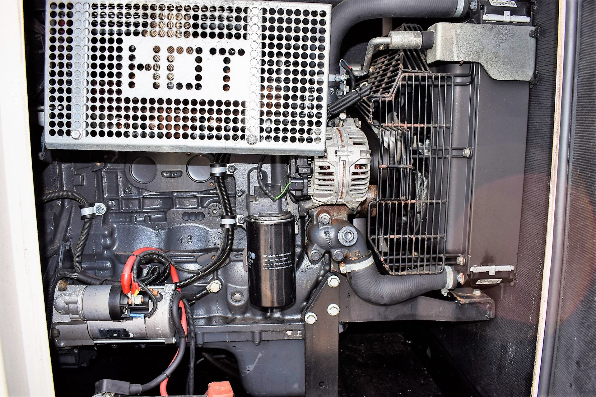 Bruno GX52FE-EM 40 kva diesel driven generator Year: 2014 S/N: 37751 Recorded Hours: 3632 c/w tandem - Image 6 of 6