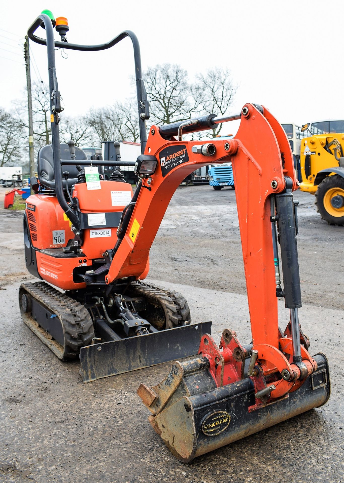 Kubota KX008-3 0.8 tonne rubber tracked micro excavator Year: 2017 S/N: 29295 Recorded Hours: 337 - Image 2 of 13