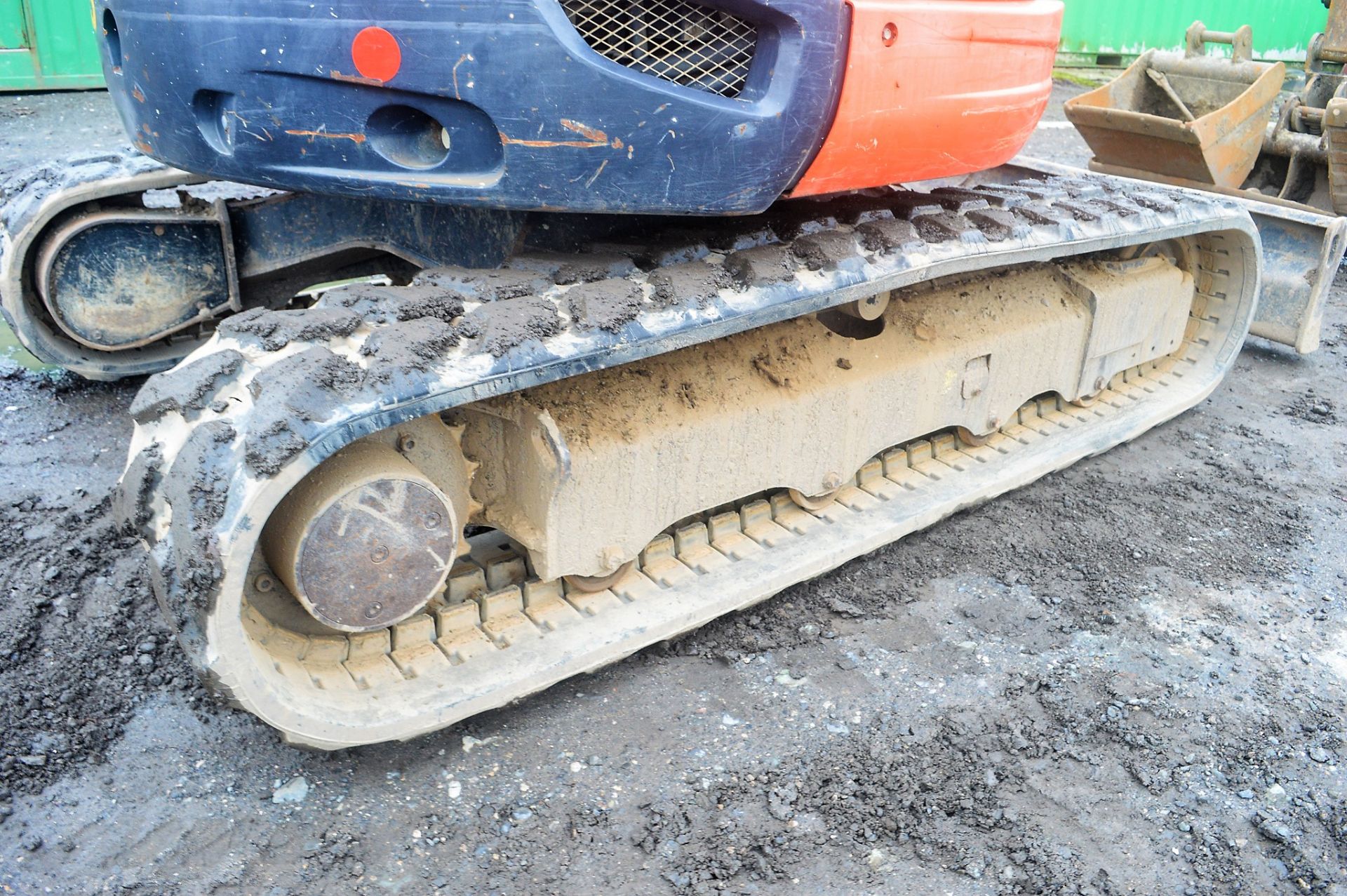 Kubota U48-4 4.8 tonne rubber tracked excavator Year: 2010 S/N: 50167 Recorded Hours: 5542 blade, - Image 7 of 11