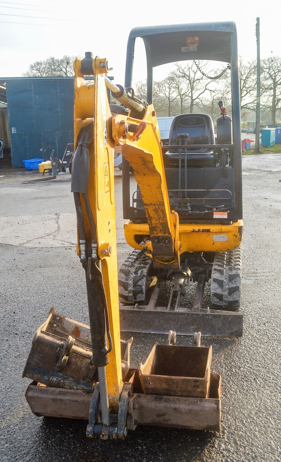 JCB 801.4 CTS 1.5 tonne rubber tracked mini excavator Year: 2014 S/N: 2070266 Recorded Hours: 1485 - Image 5 of 12
