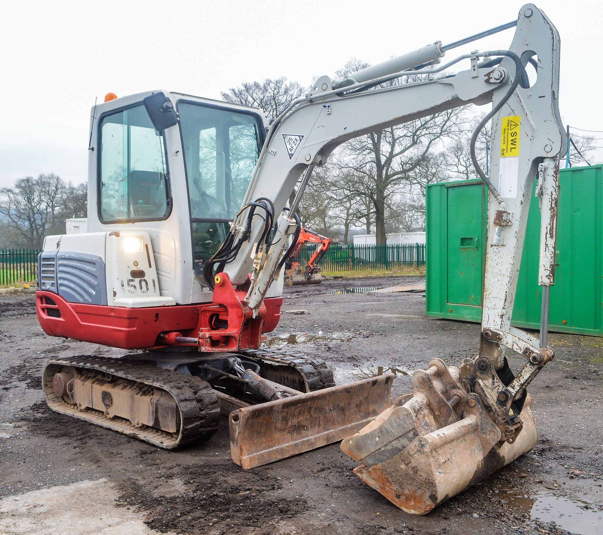 Takeuchi TB228 2.8 tonne rubber tracked excavator Year: 2012 S/N: 122801786 Recorded Hours: 4244 - Image 2 of 12