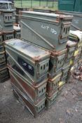 10 - Ex MOD ammunition boxes  (PA 120)