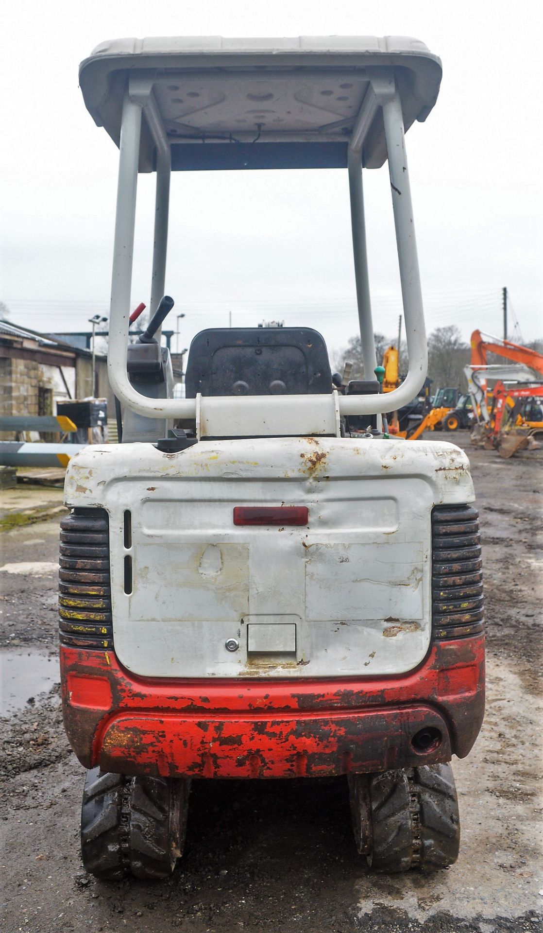 Takeuchi TB014 1.5 tonne rubber tracked excavator Year: 2008 S/N: 11410717 Recorded Hours: Not - Image 6 of 12