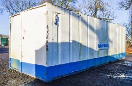 21 ft x 9 ft steel store site unit c/w keys MD A335848