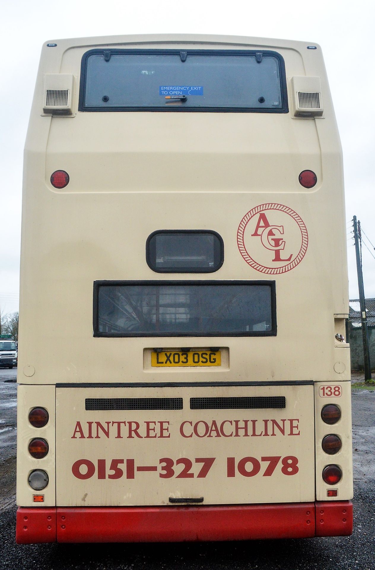 Alexander Dennis Trident 78 seat double deck service bus Registration Number: LX03 OSG Date of - Image 6 of 12