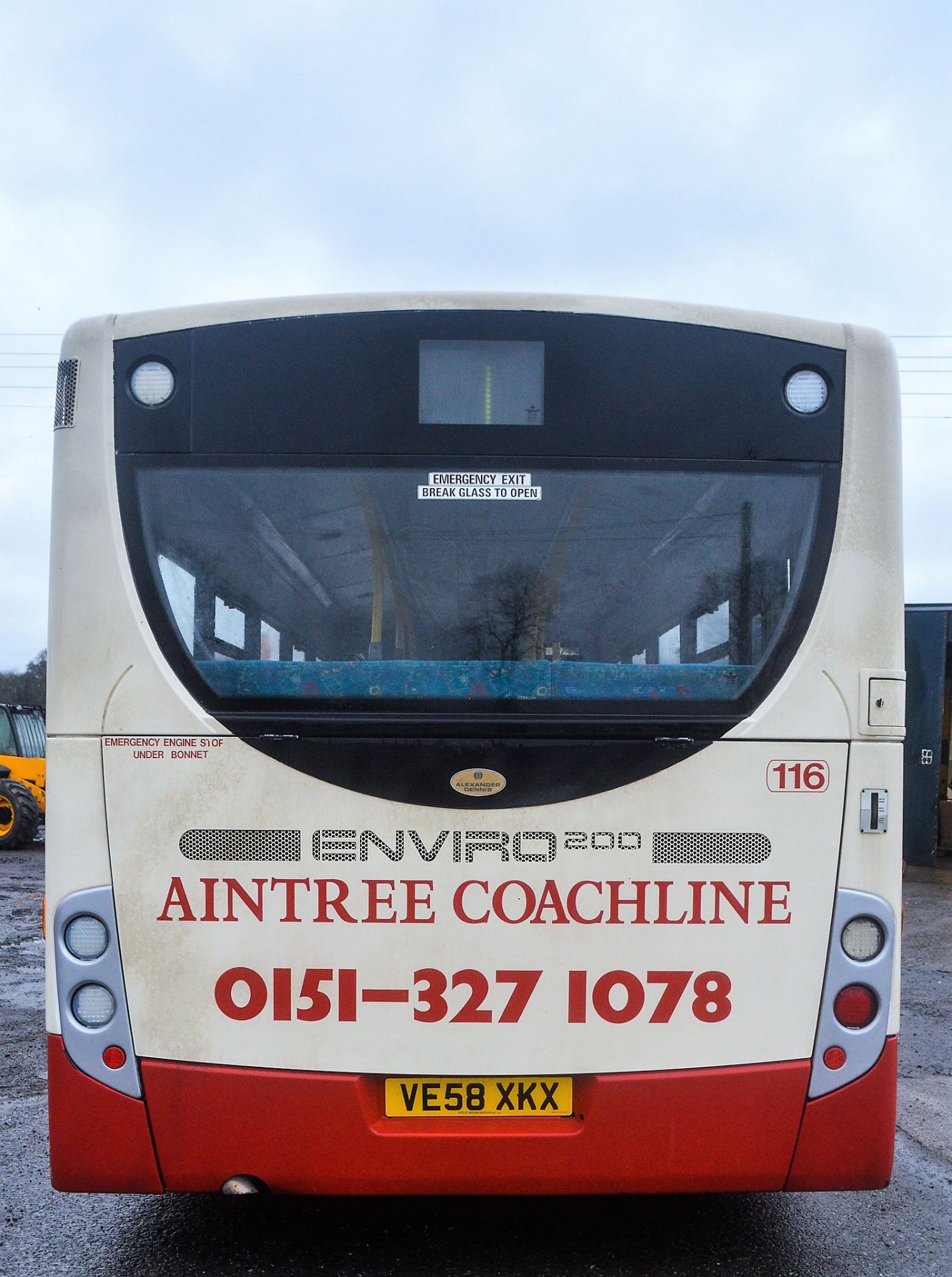 Alexander Dennis Dart 4 Enviro 2000 29 seat single deck service bus Registration Number: VE58 XKX - Image 6 of 9