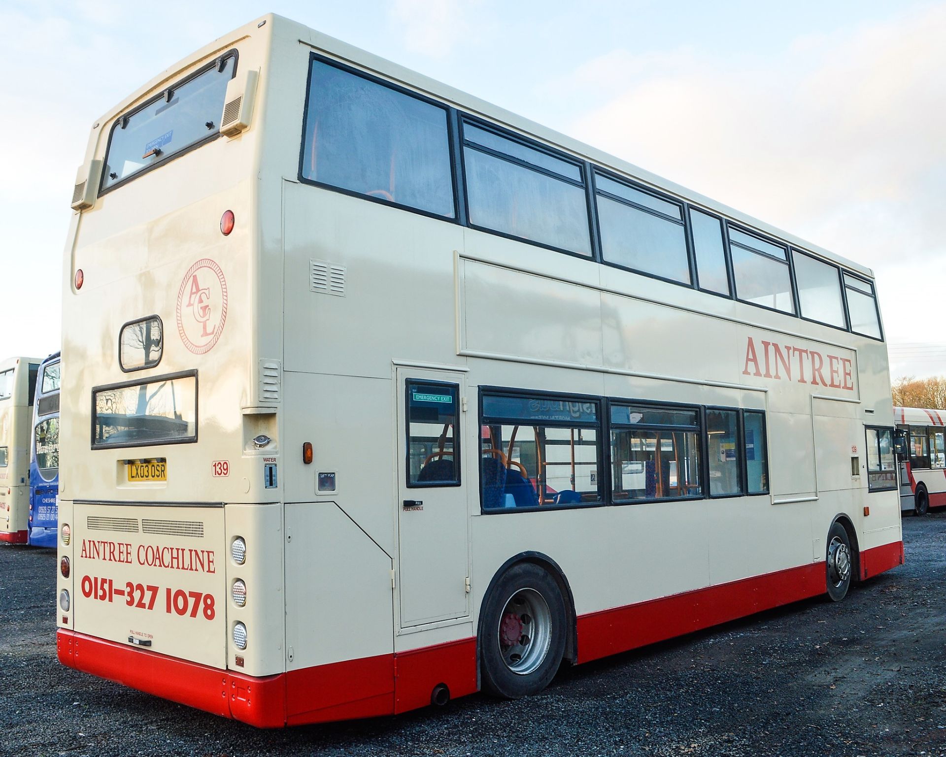 Alexander Dennis Trident 78 seat double deck service bus Registration Number: LX03 OSR Date of - Image 4 of 11