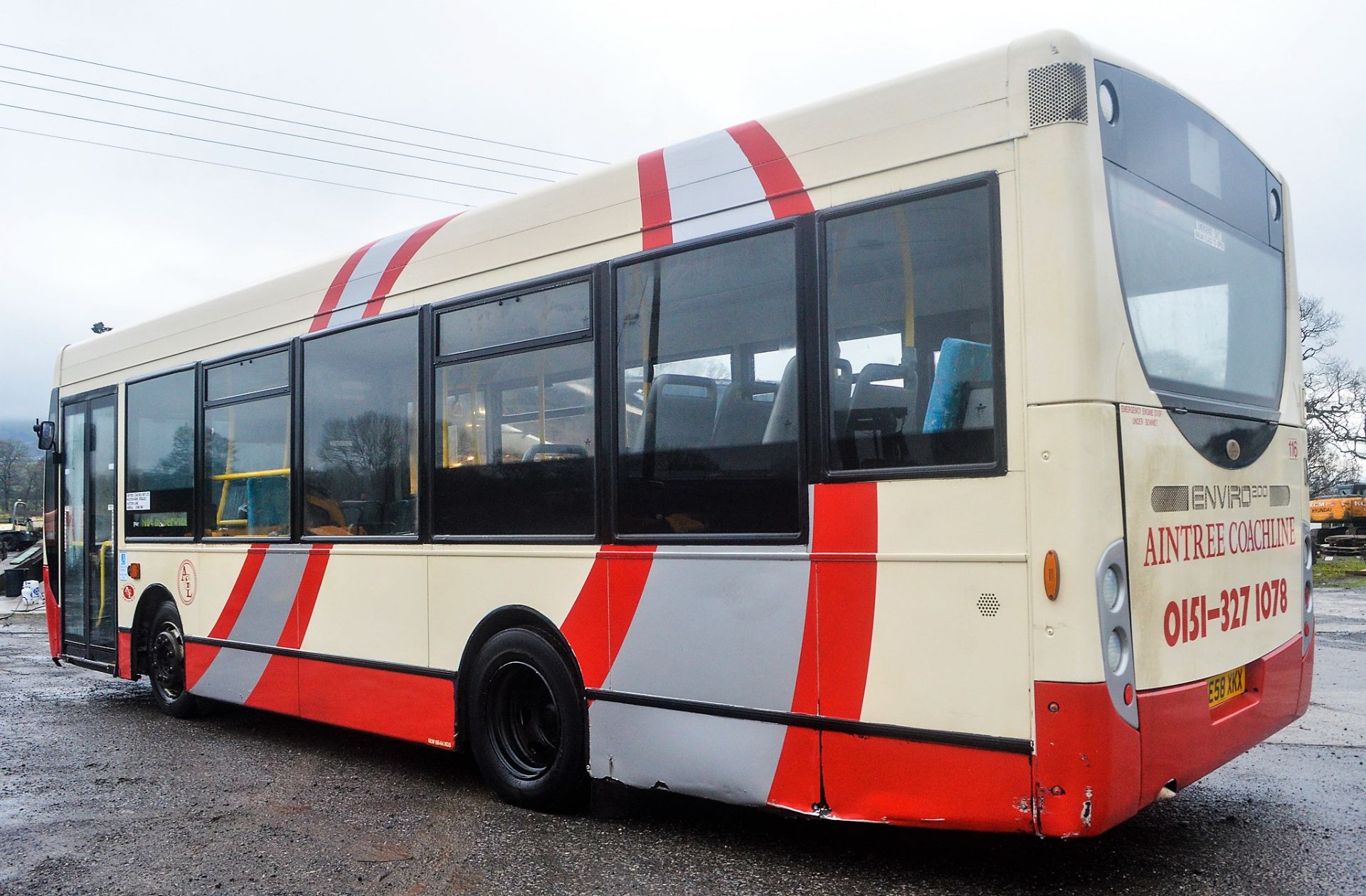 Alexander Dennis Dart 4 Enviro 2000 29 seat single deck service bus Registration Number: VE58 XKX - Image 3 of 9