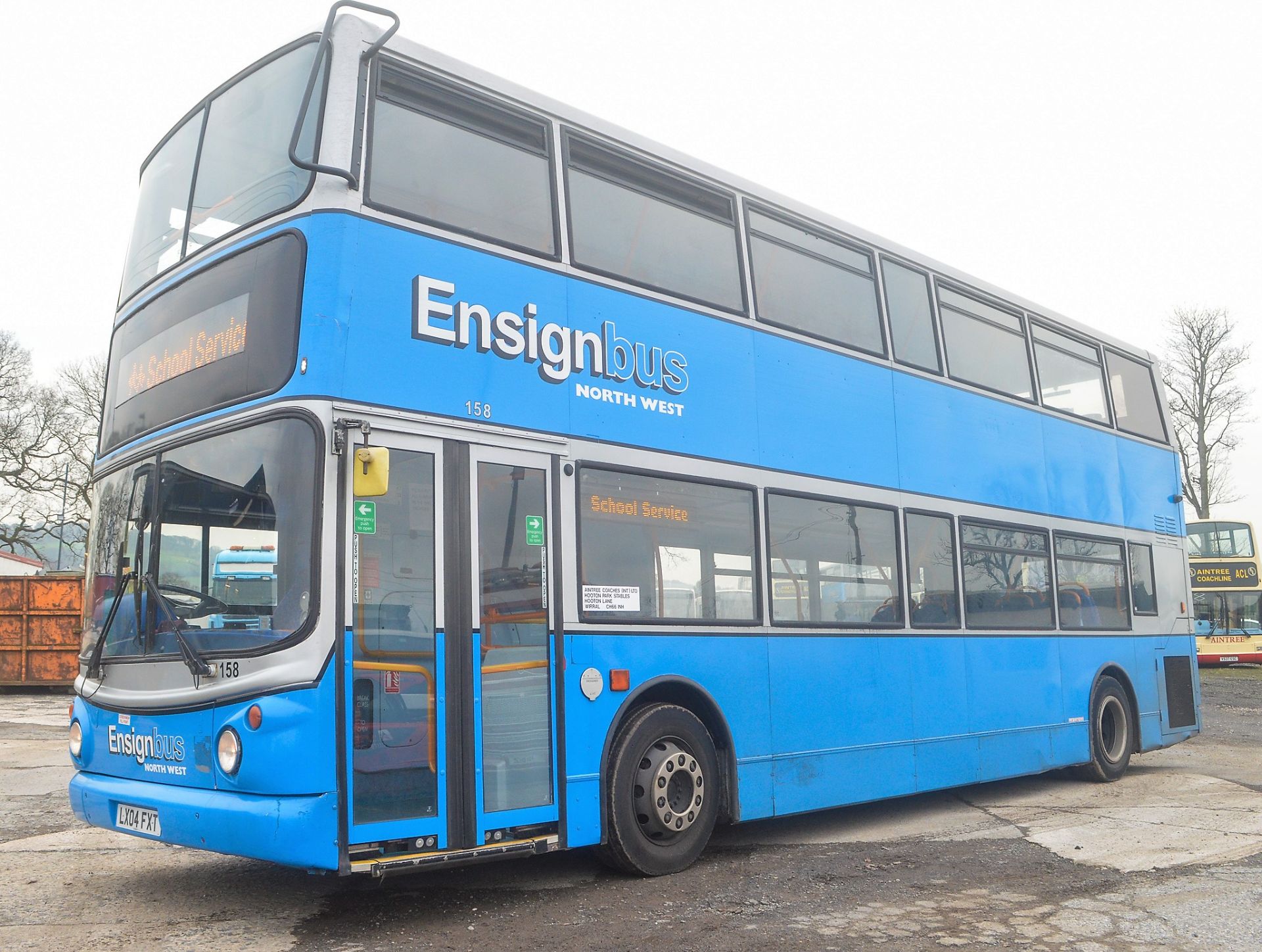 Alexander Dennis Trident TransBus 80 seat double deck service bus Registration Number: LX04 FXT Date