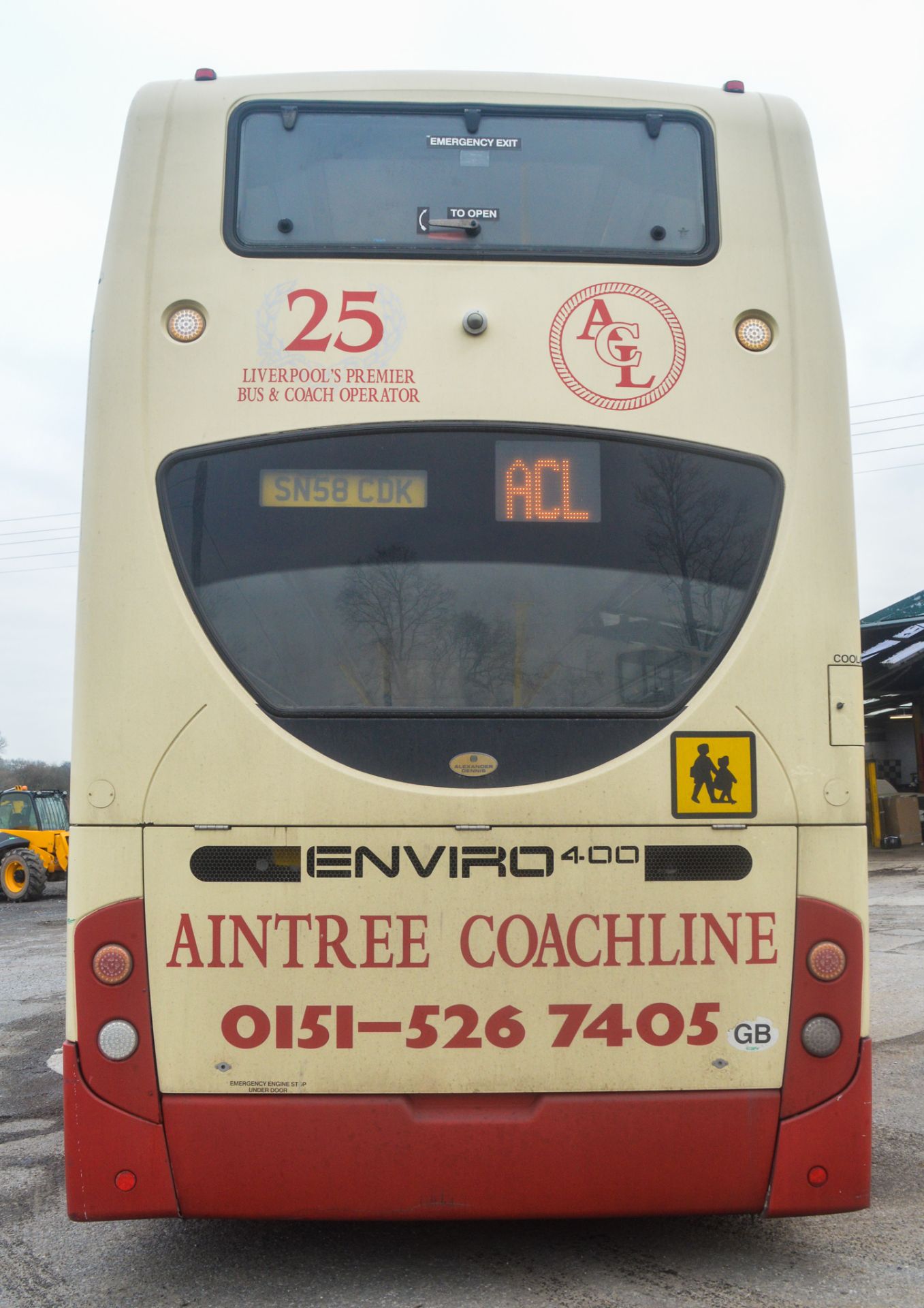 Alexander Dennis Trident 2 Enviro 400 81 seat double deck service bus Registration Number: SN58 - Image 6 of 12