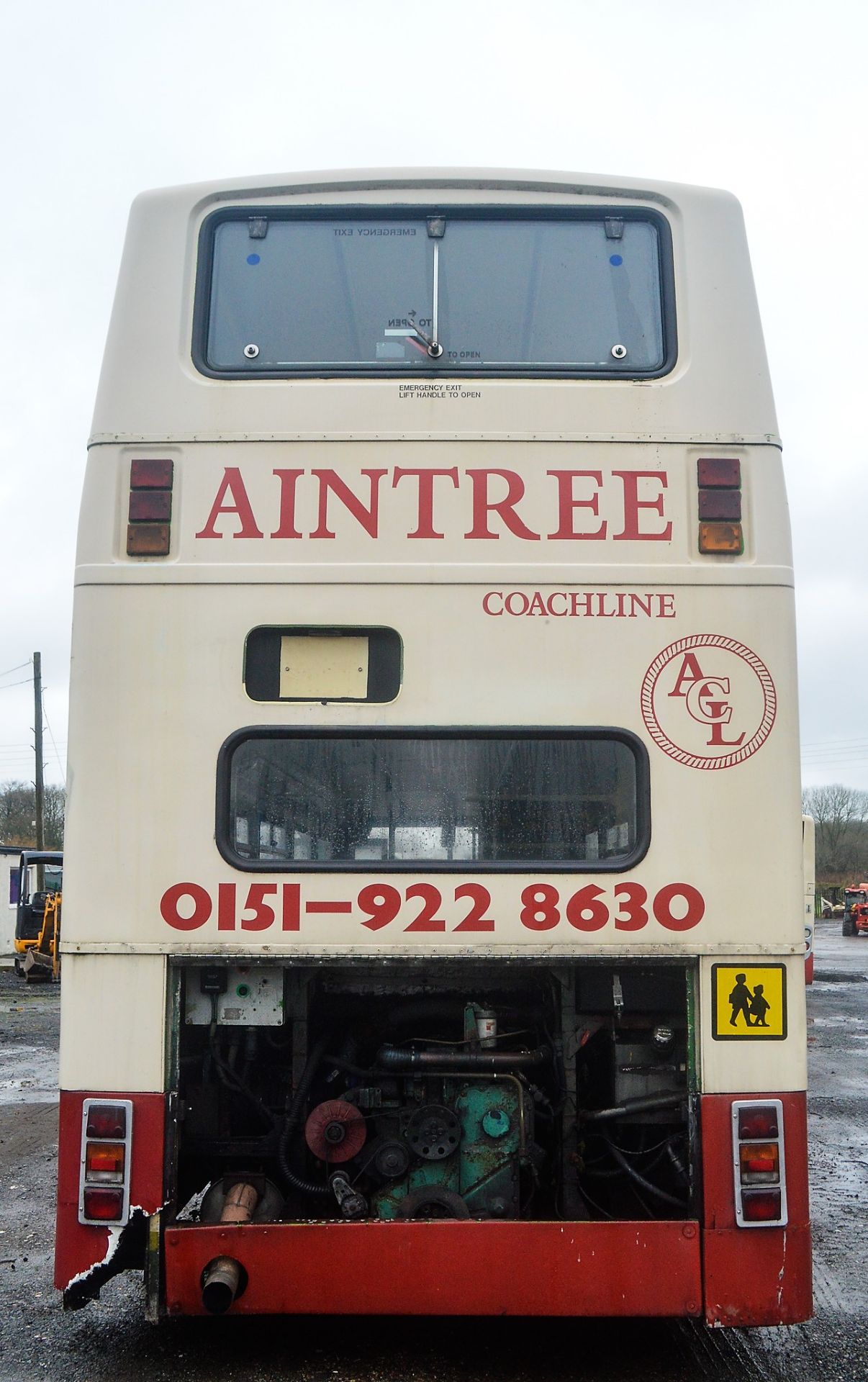 Alexander Dennis double deck service bus for spares Registration Number: P5 ACL (Plate not sold with - Image 6 of 11