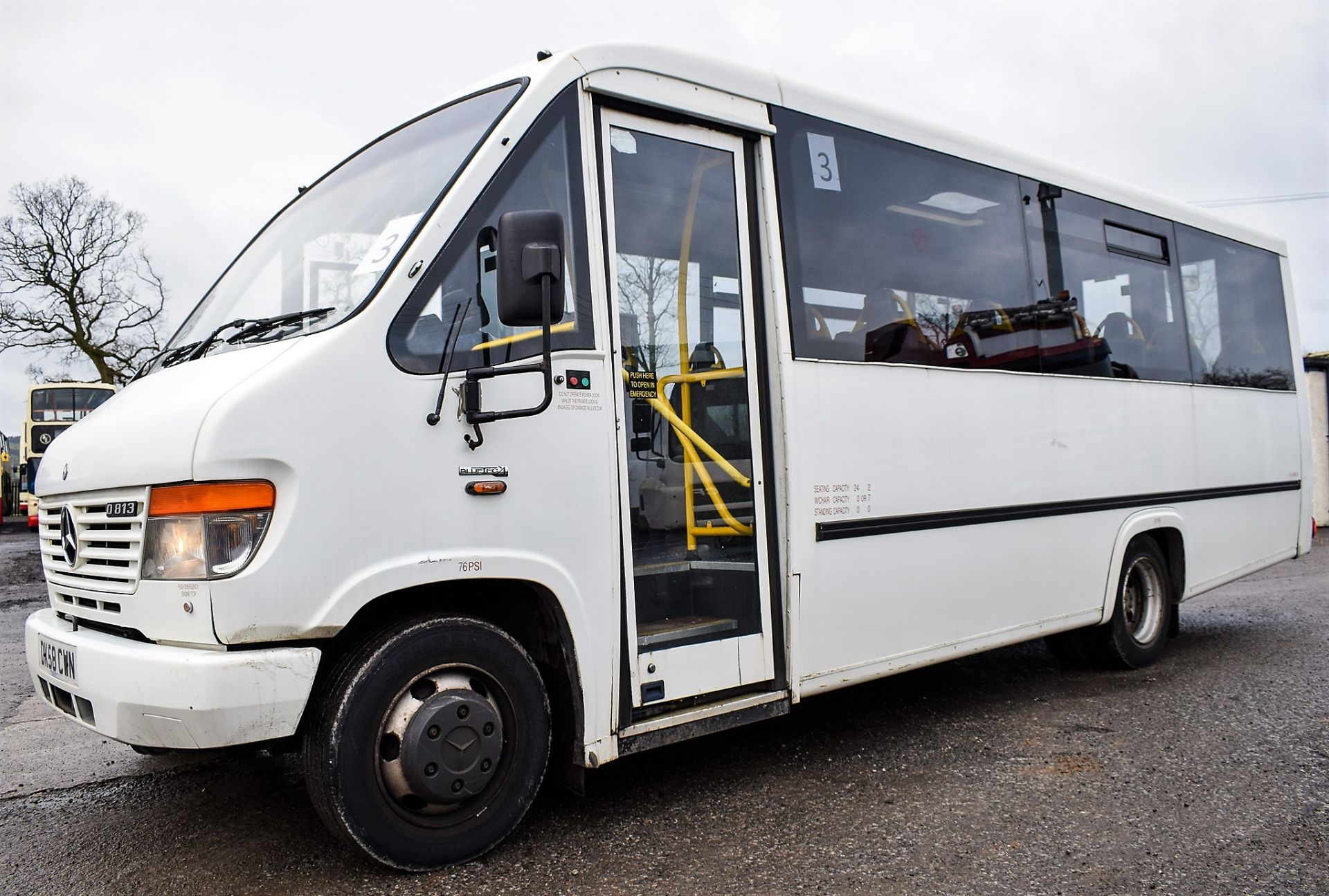 Mercedes Benz O 813 24 seat mini bus Registration Number: DK58 CWN Date of Registration: 10/09/