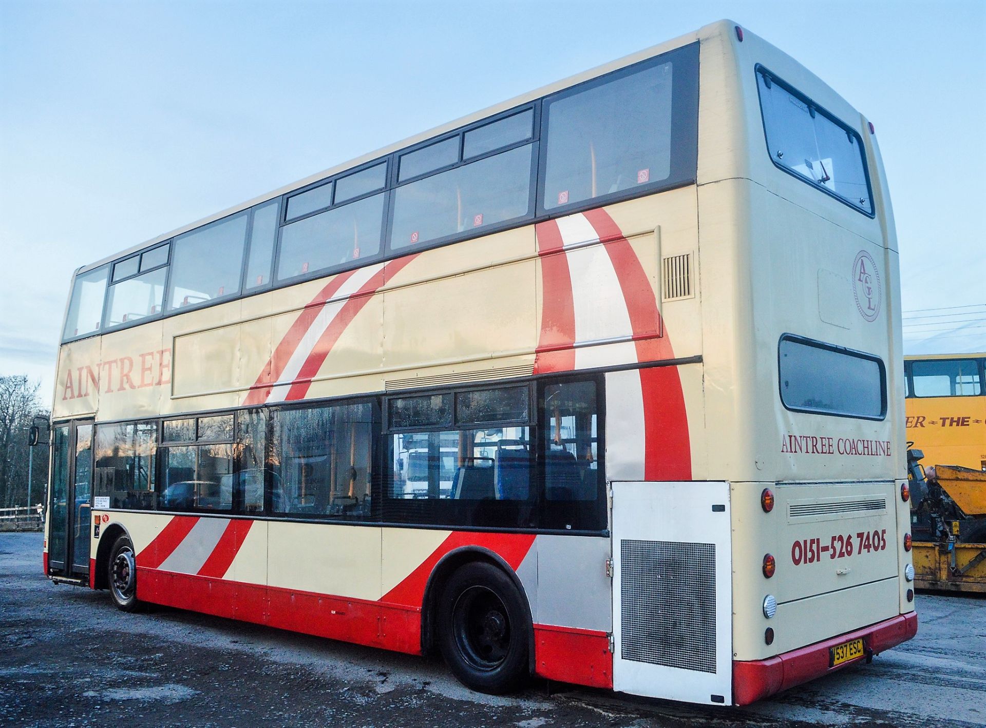 Alexander Dennis Trident Plaxton President 75 seat double deck service bus Registration Number: V533 - Image 3 of 12