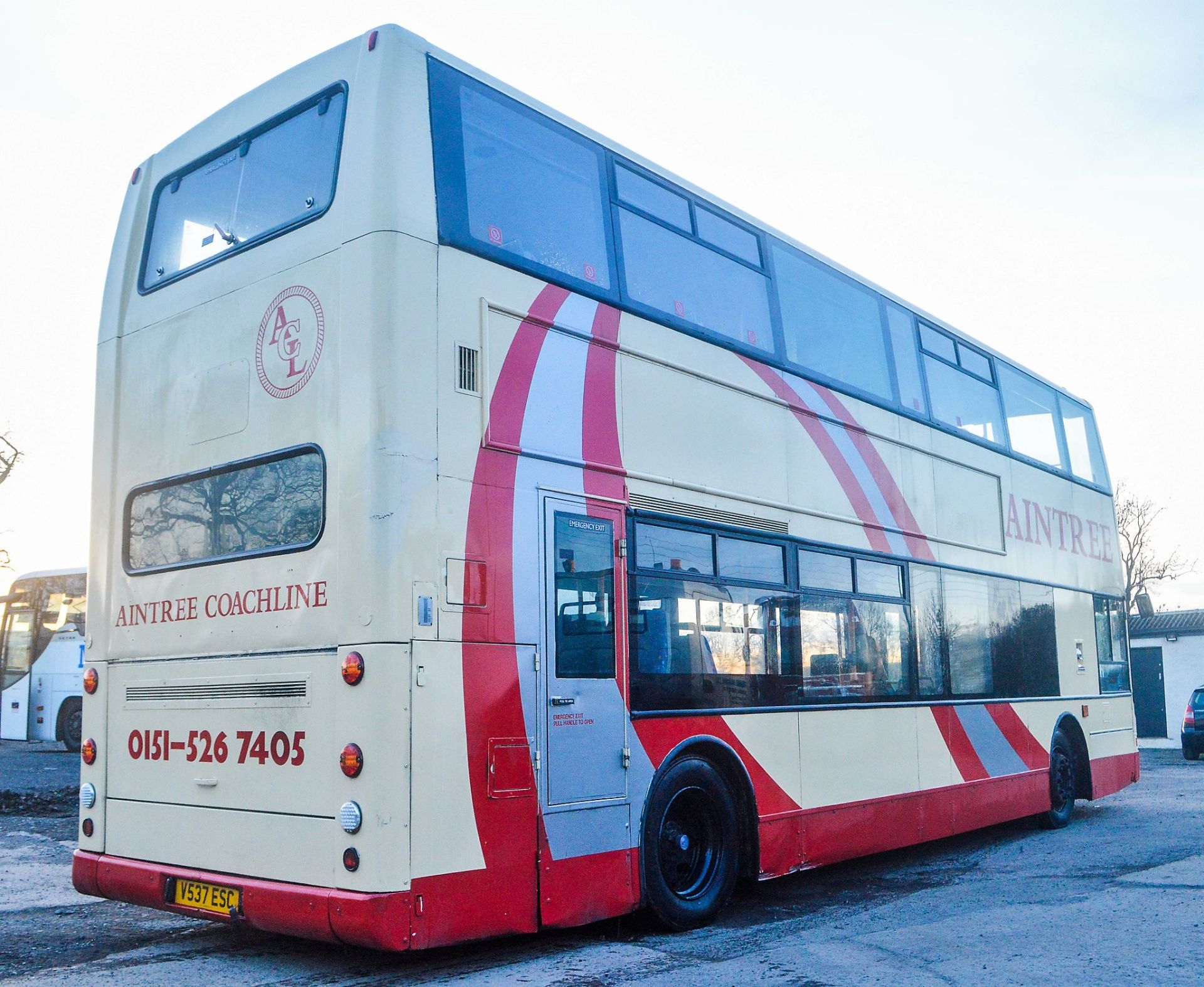 Alexander Dennis Trident Plaxton President 75 seat double deck service bus Registration Number: V533 - Image 4 of 12