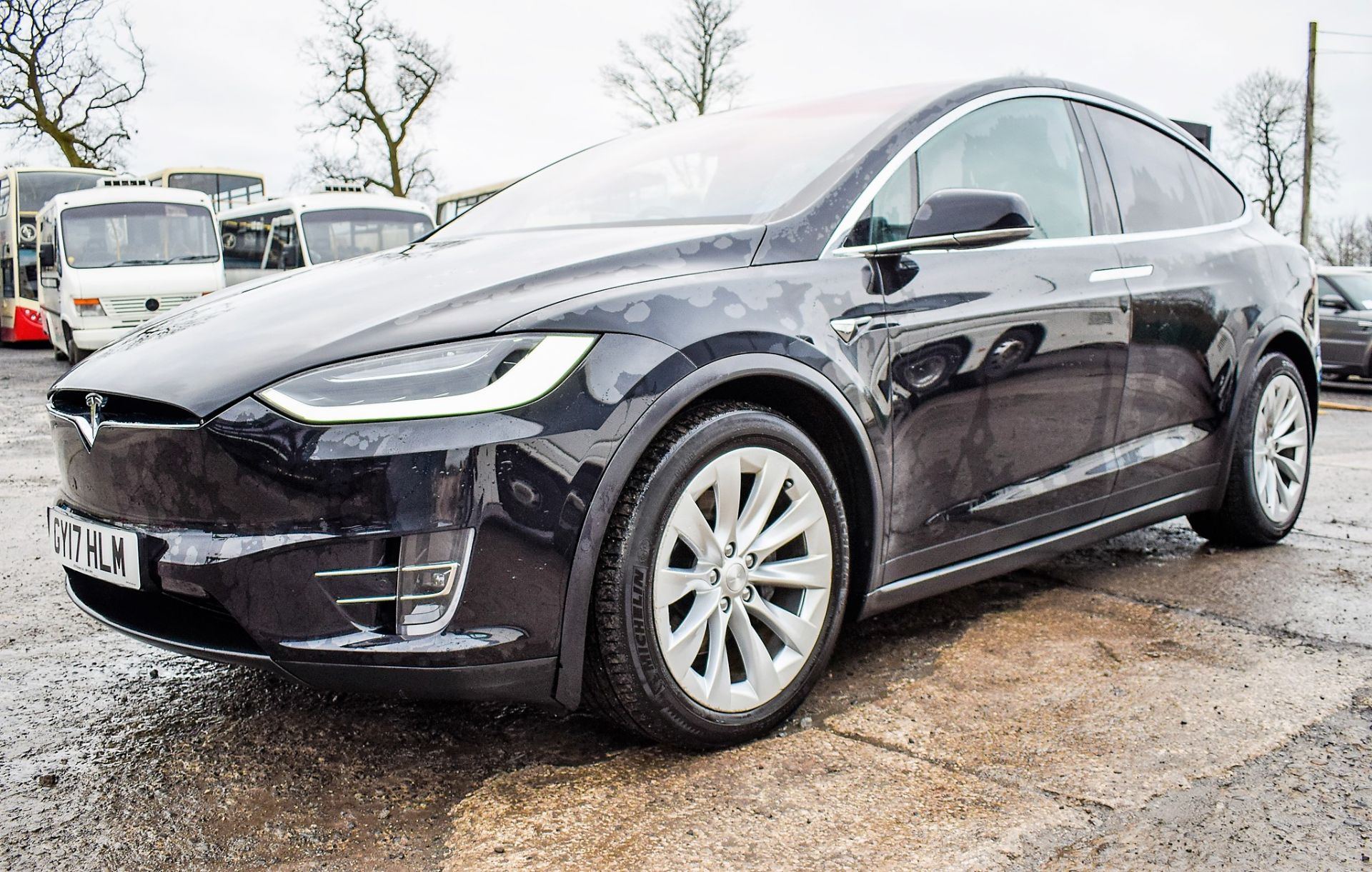 Tesla Model X 90 D dual motor 7 seat battery electric SUV Registration Number: GY17 HLM Date of