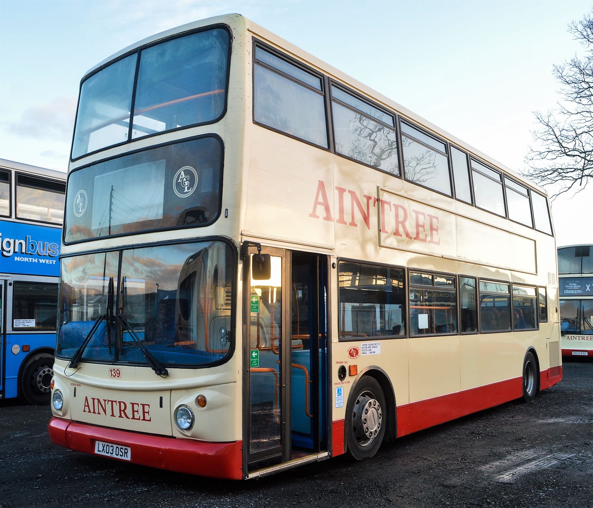 Alexander Dennis Trident 78 seat double deck service bus Registration Number: LX03 OSR Date of