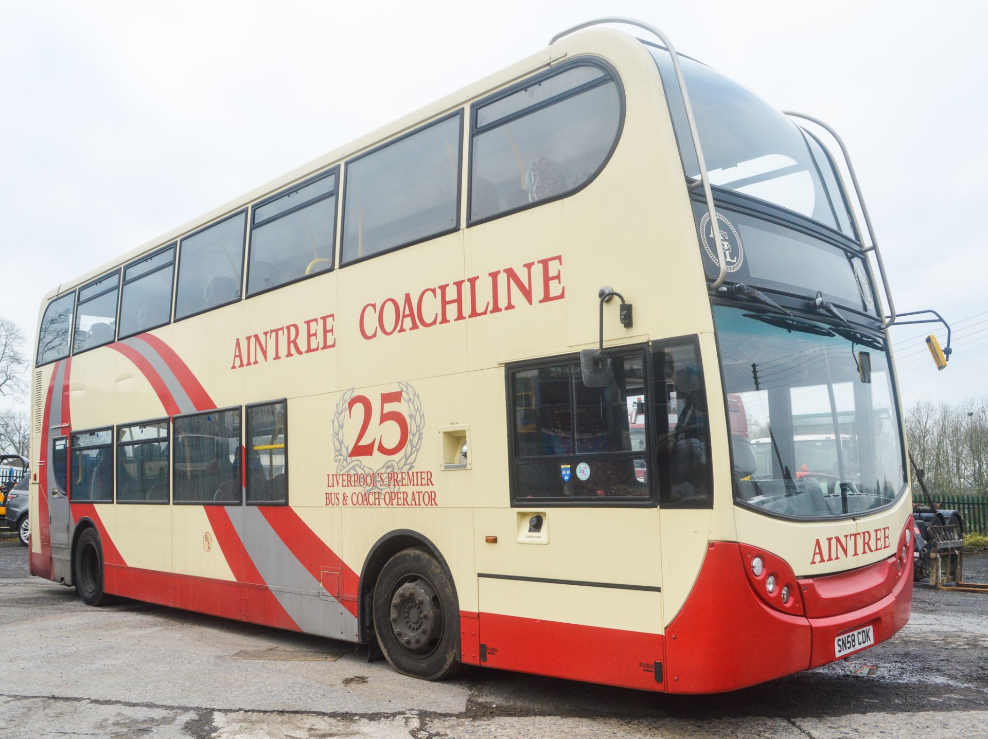 Alexander Dennis Trident 2 Enviro 400 81 seat double deck service bus Registration Number: SN58 - Bild 2 aus 12