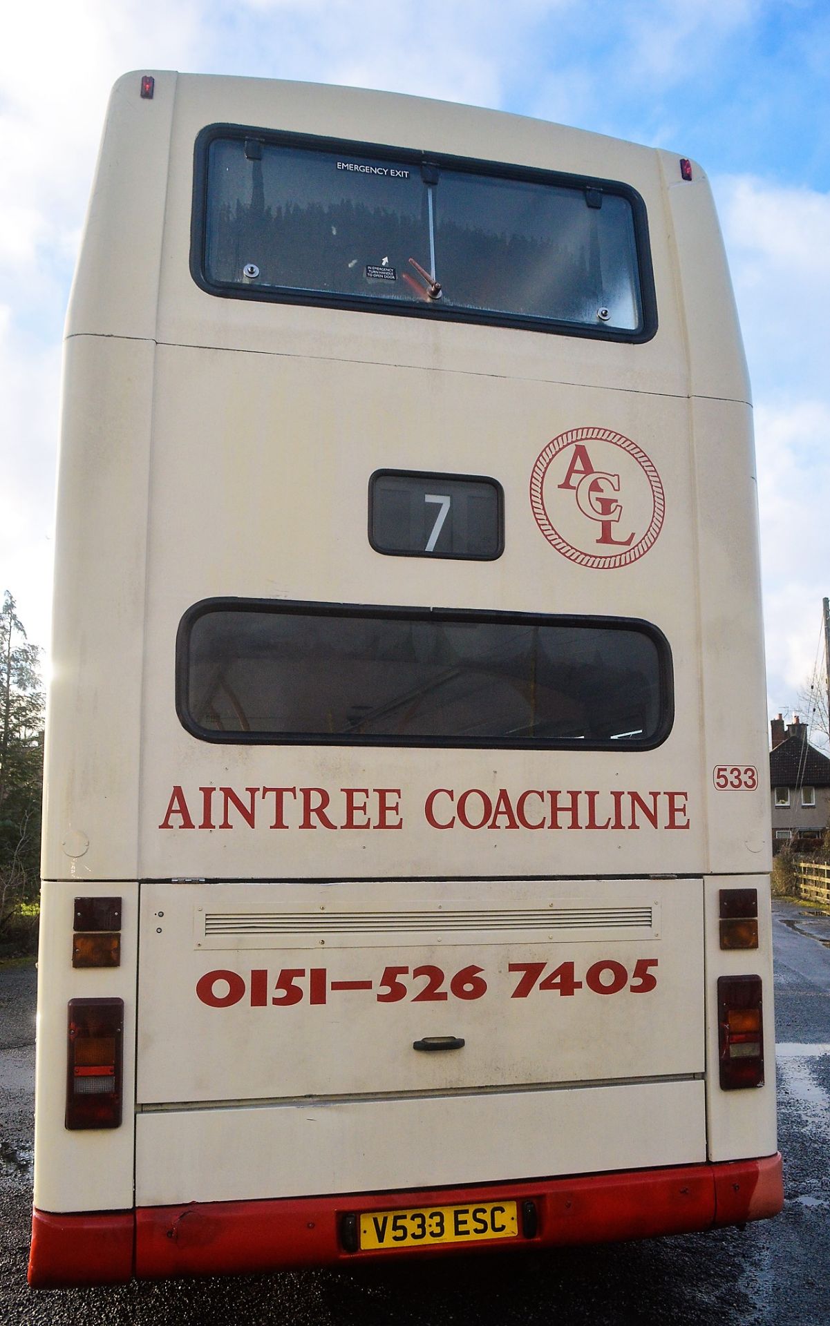 Alexander Dennis Trident Plaxton President 75 seat double deck service bus Registration Number: V533 - Image 6 of 11