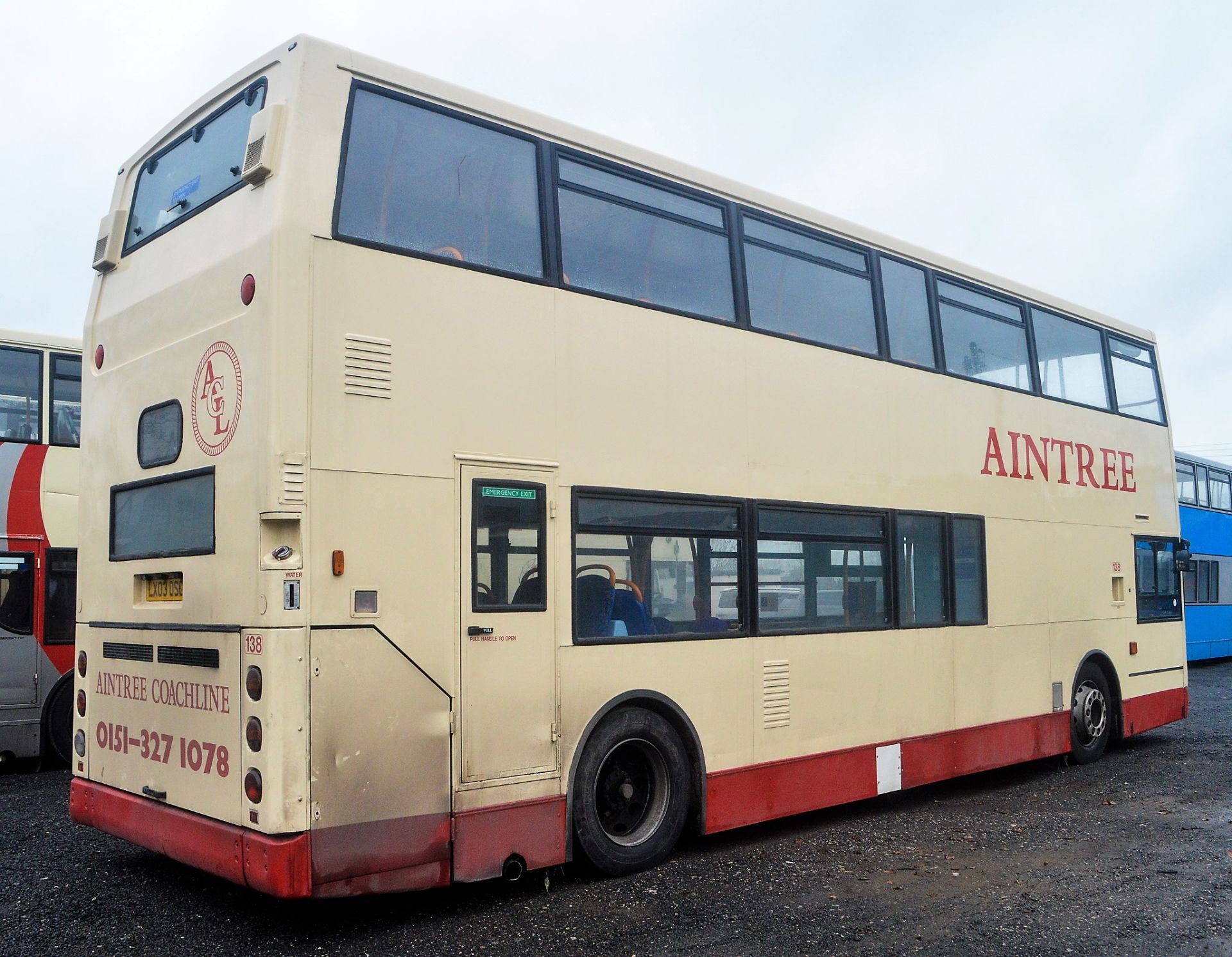 Alexander Dennis Trident 78 seat double deck service bus Registration Number: LX03 OSG Date of - Image 3 of 12