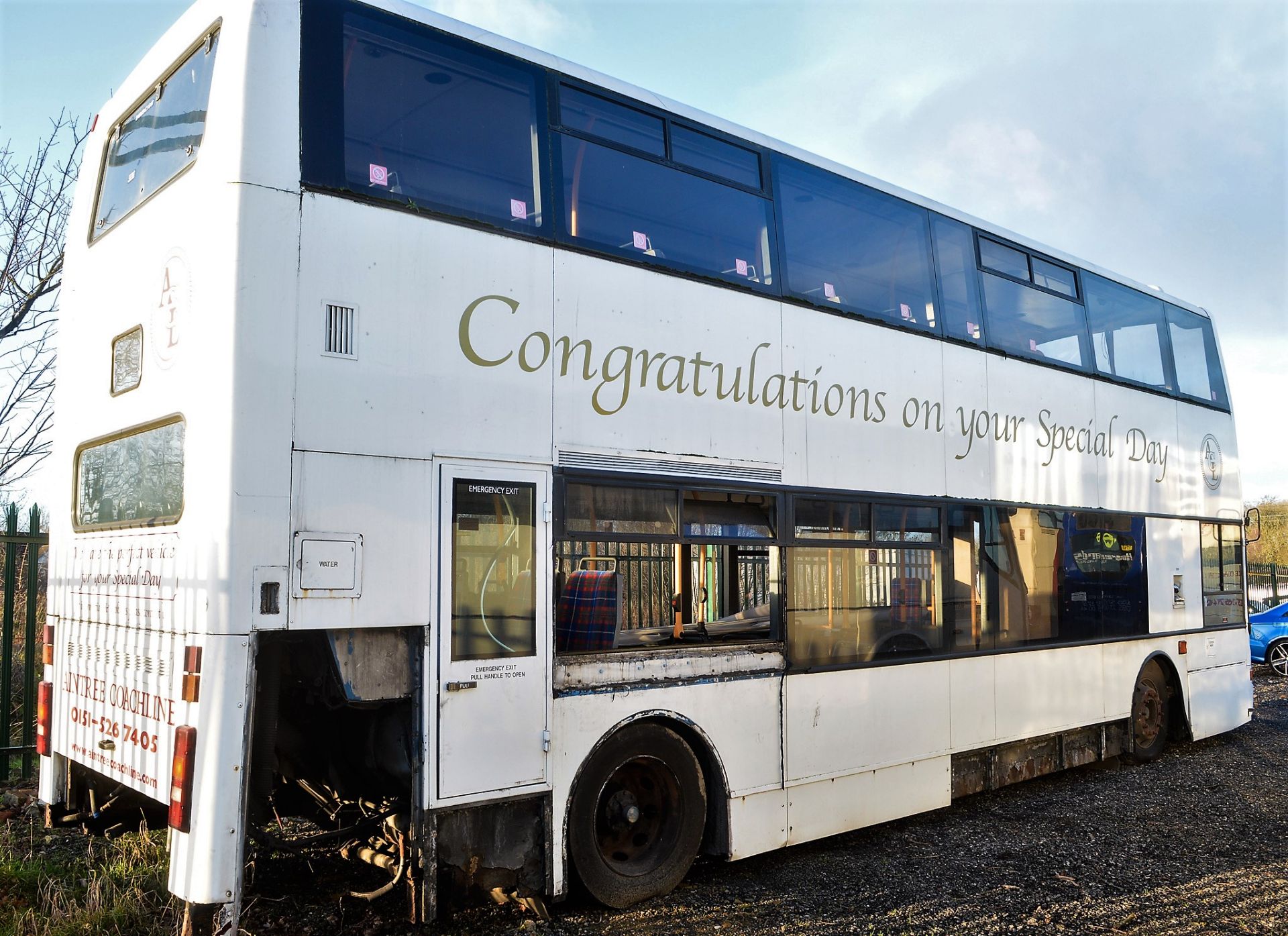 Alexander Dennis double deck service bus for spares Registration Number: V539 ESC Date of - Image 3 of 12