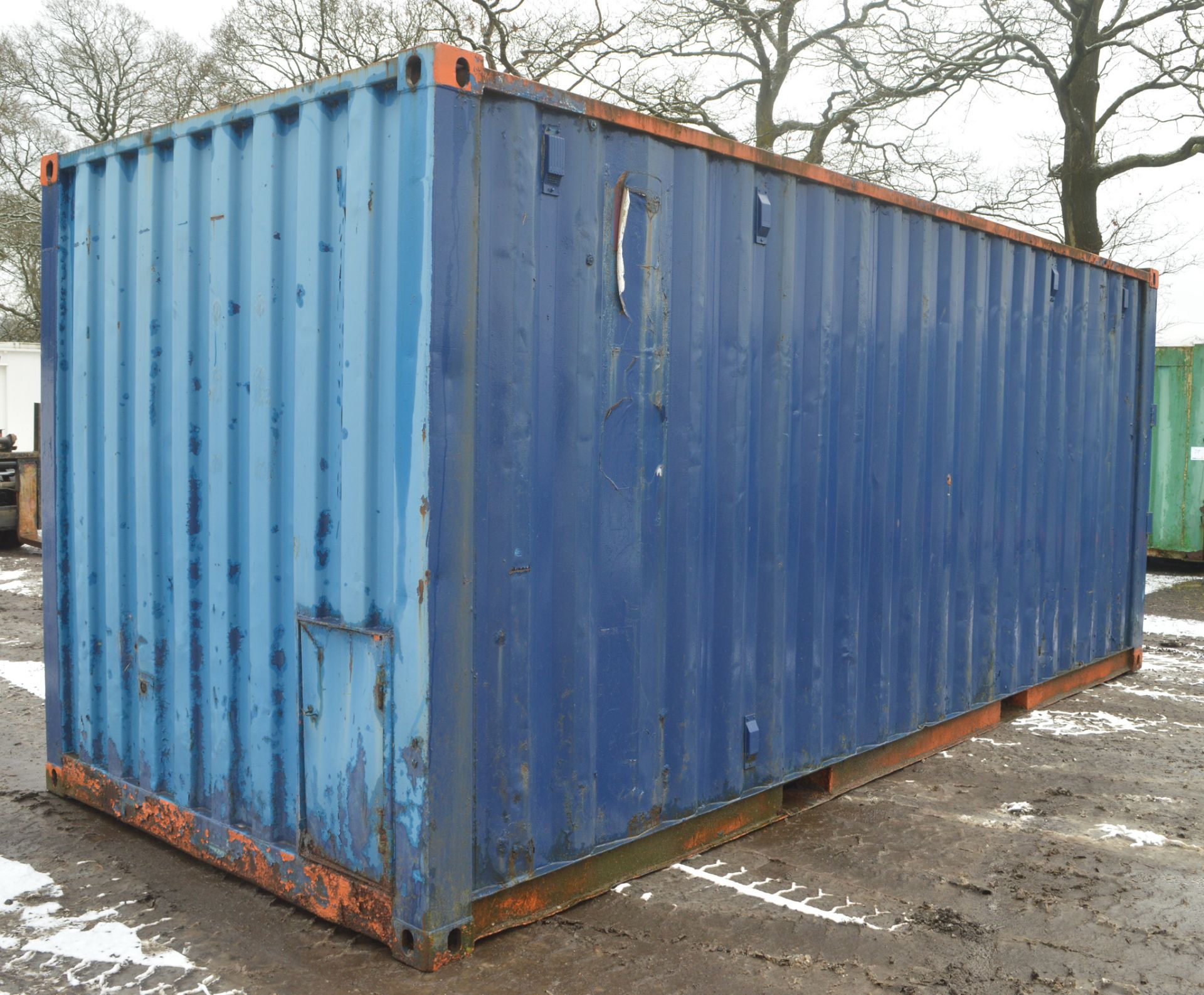 20 ft x 8 ft steel anti vandal shipping container  SC423 / BC3 - Image 3 of 6
