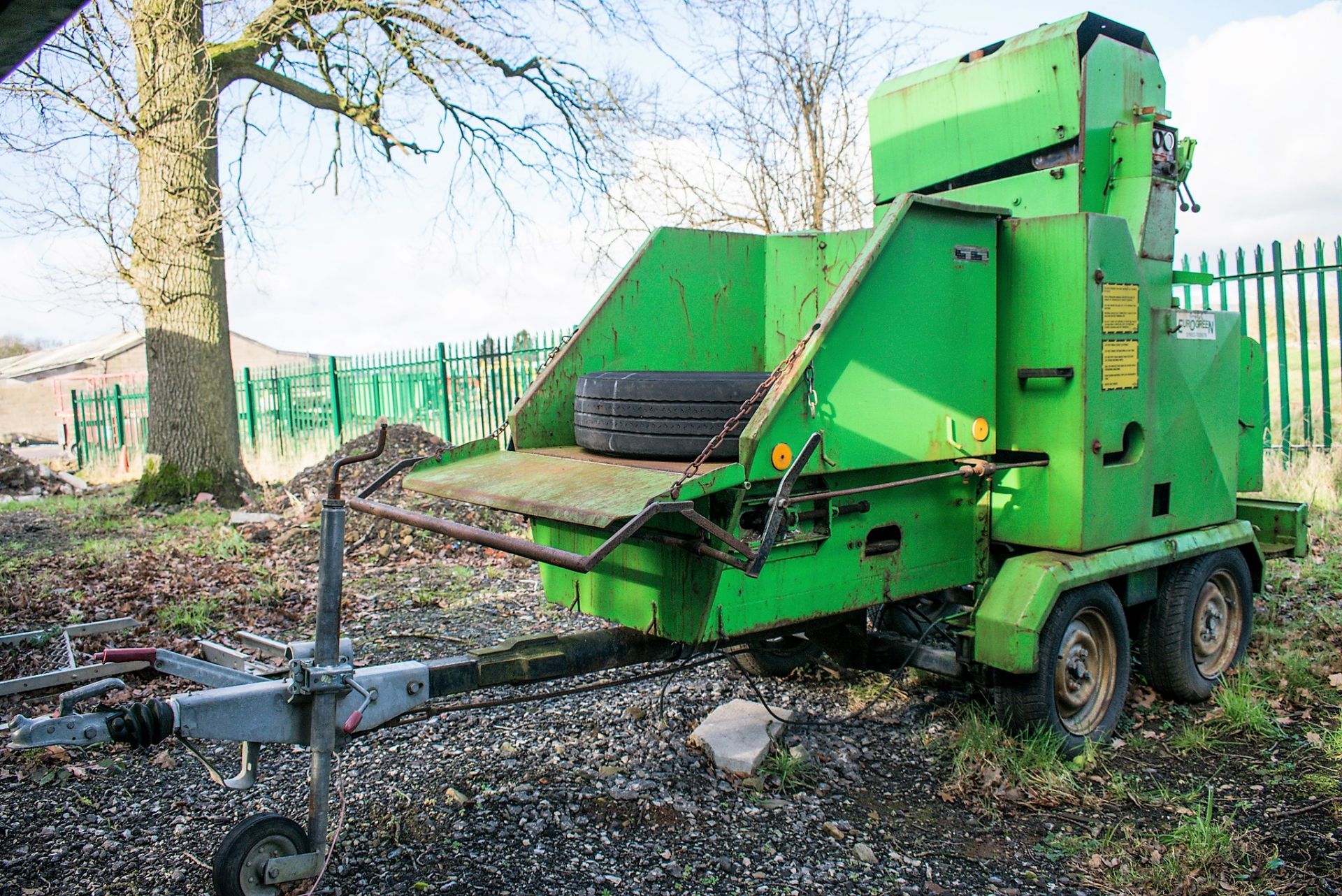 Champ 620 diesel driven wood chipper S/N: 5863