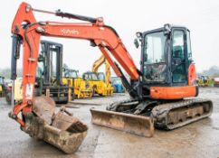 Kubota U48-4 4.8 tonne rubber tracked excavator Year: 2011 S/N: 50400 Recorded Hours: 5261 blade,