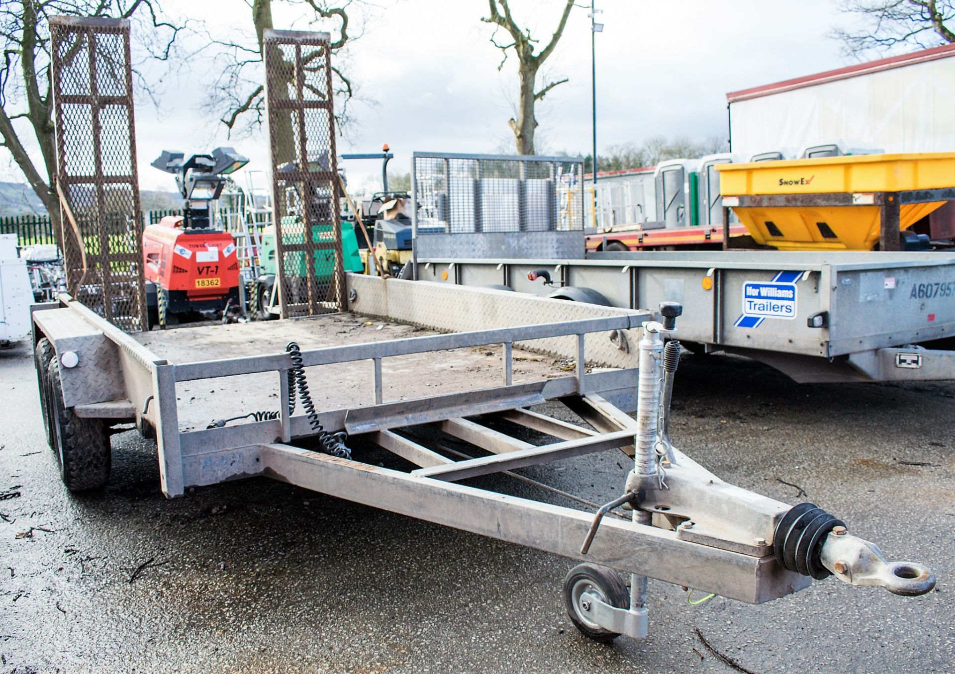 ME 10 ft x 6 ft tandem axle plant trailer N508426