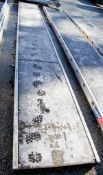 Aluminium staging board Approx 14ft long STA 941