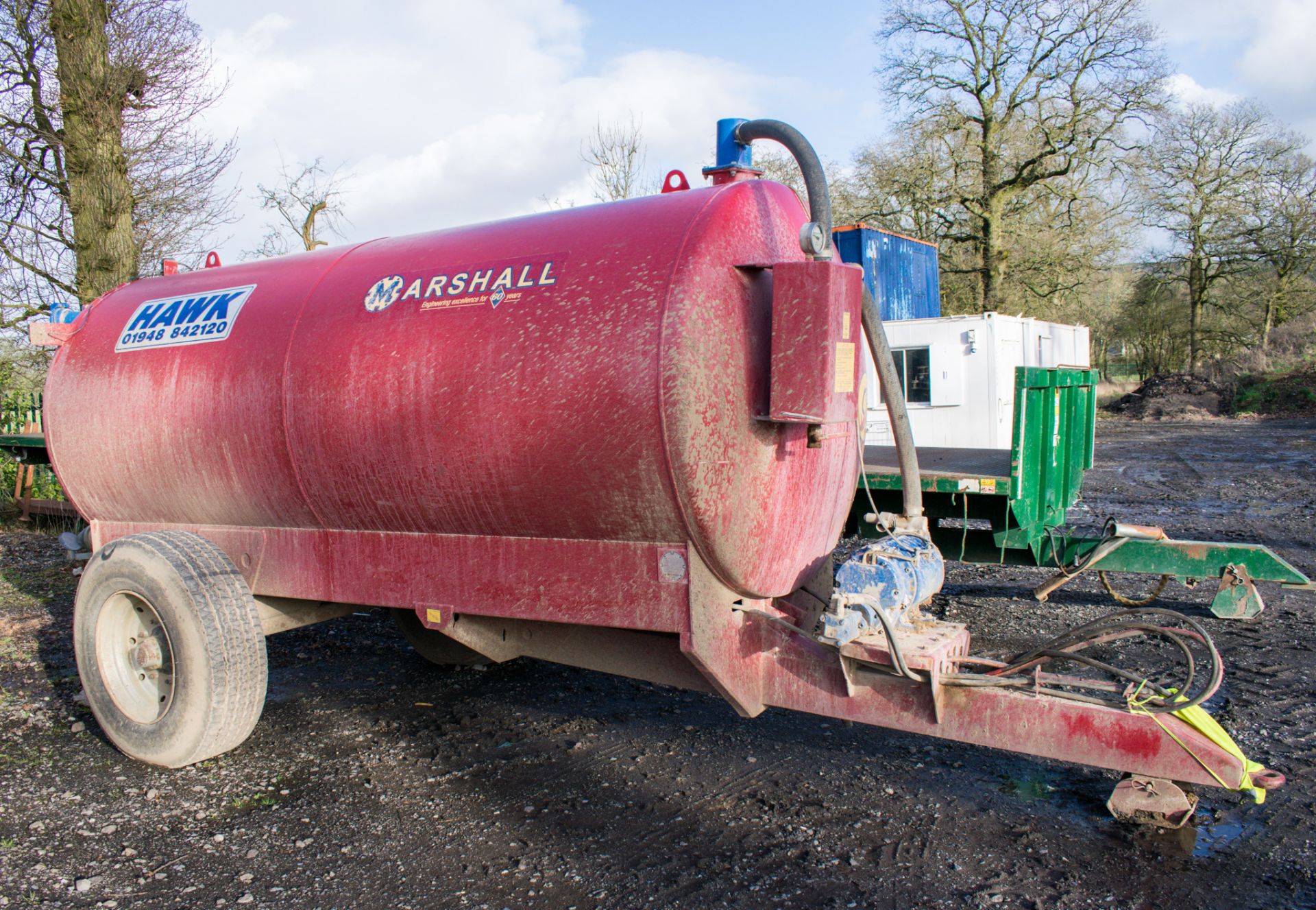 Marshall ST1800 single axle vacuum tanker  Year: 2015 S/N: 2A85971H - Image 2 of 7