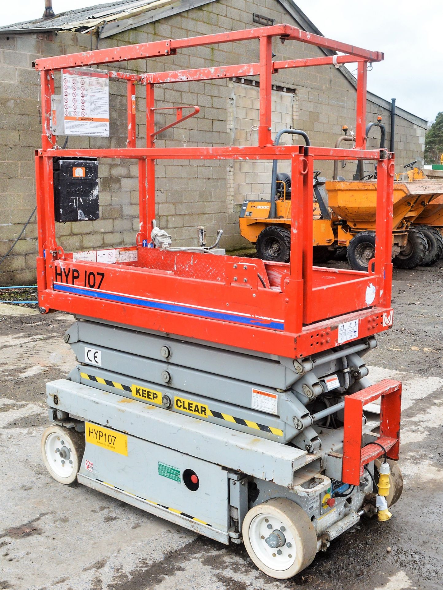 Skyjack SJ3219 battery electric scissor lift S/N: 202013573 HYP107 - Image 3 of 5