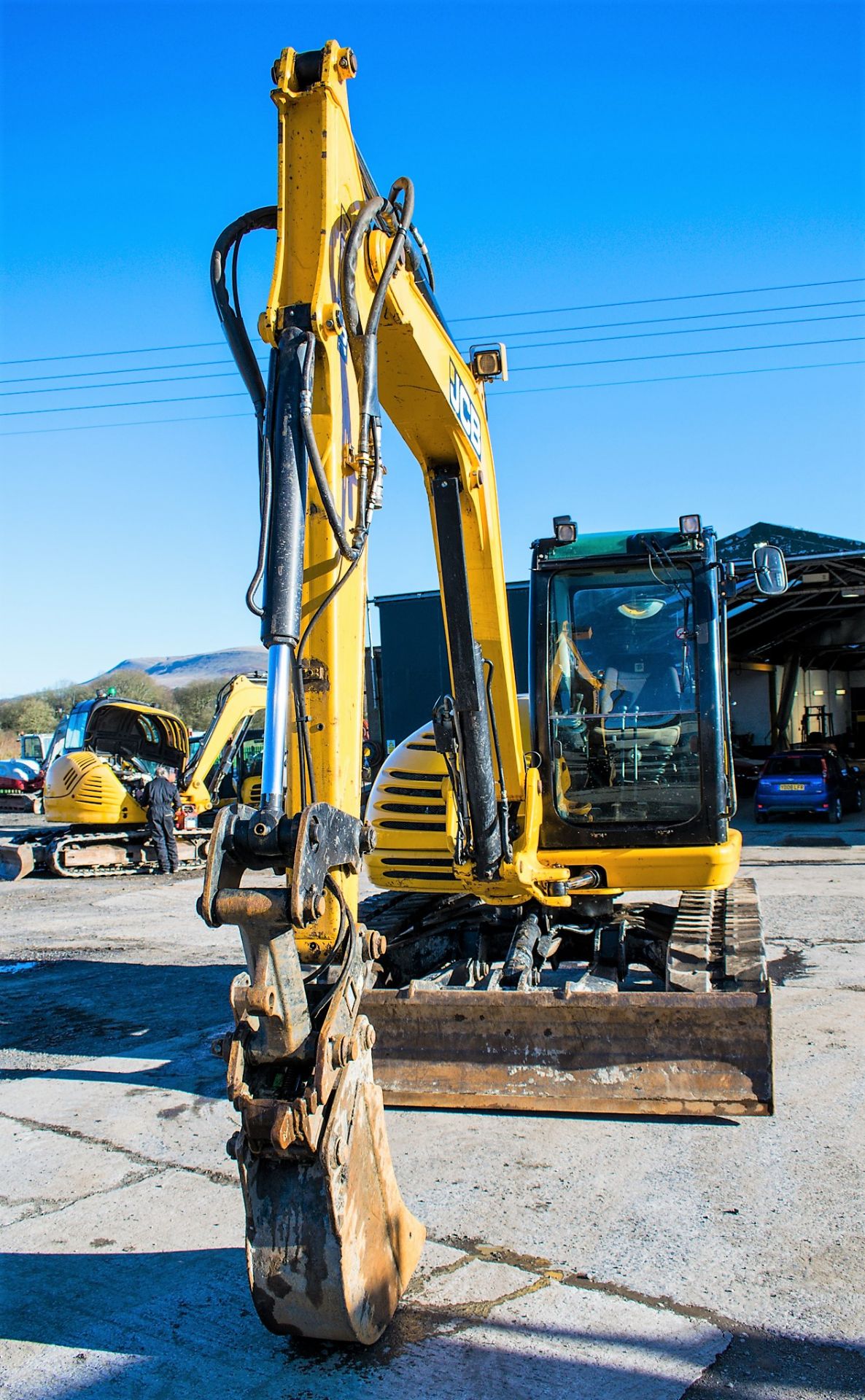 JCB 8085 ECO 8.5 tonne rubber tracked excavator Year: 2012 S/N: 1072496 Recorded Hours: 9164 ( - Image 5 of 12