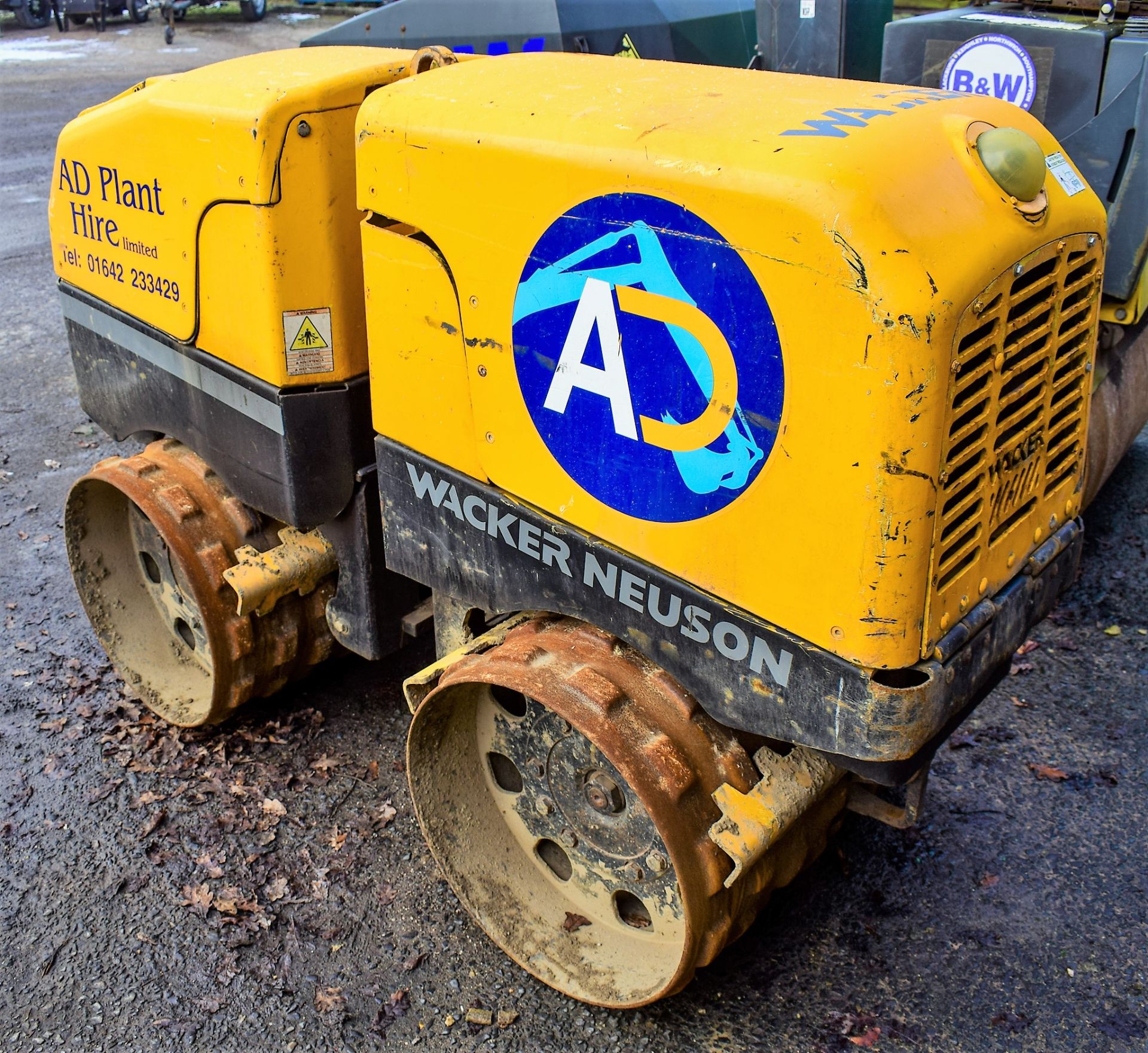 Wacker Nueson 1101C diesel driven trench roller - Image 4 of 6