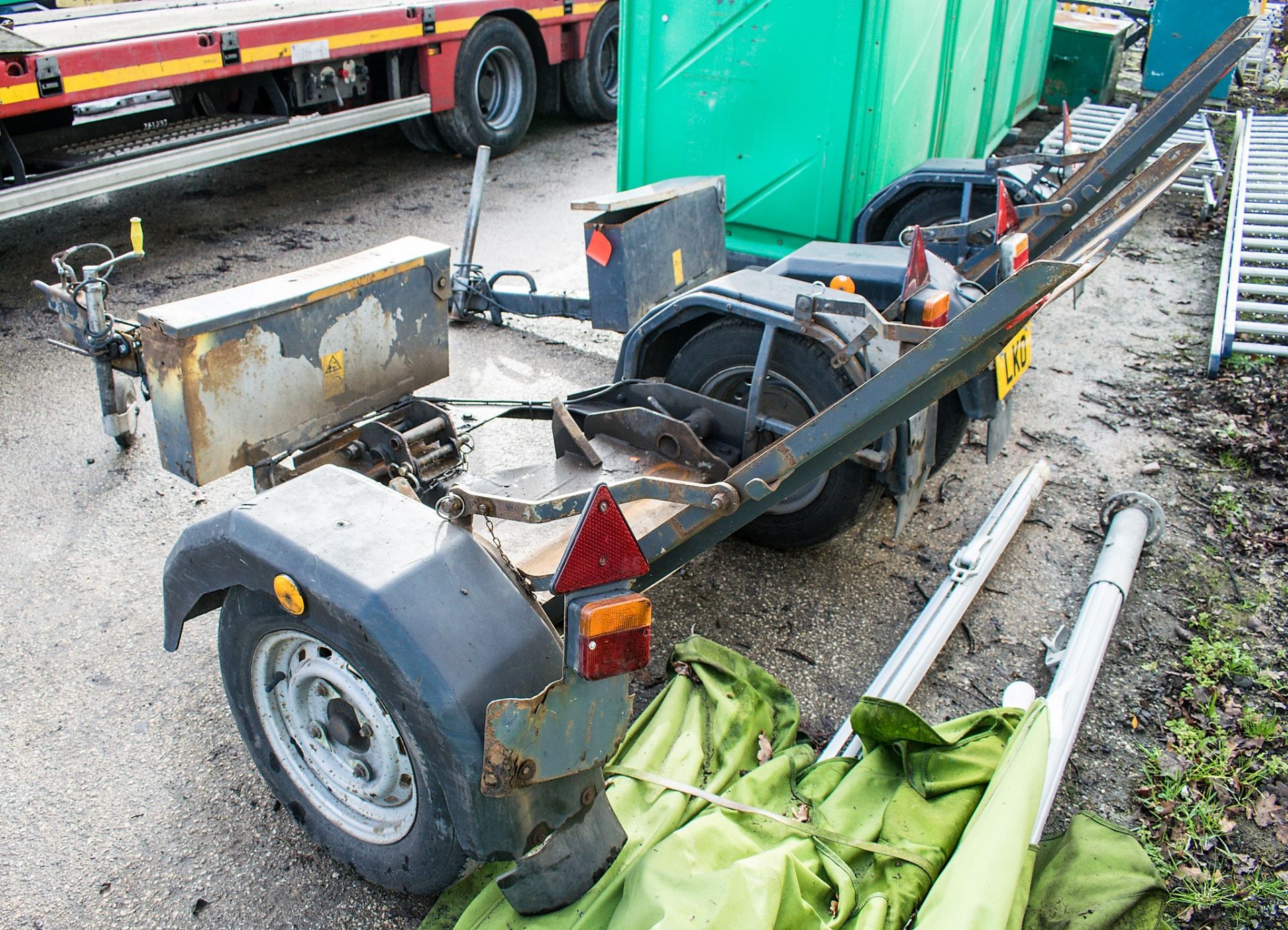 Pedestrian roller trailer A602406 - Image 2 of 2