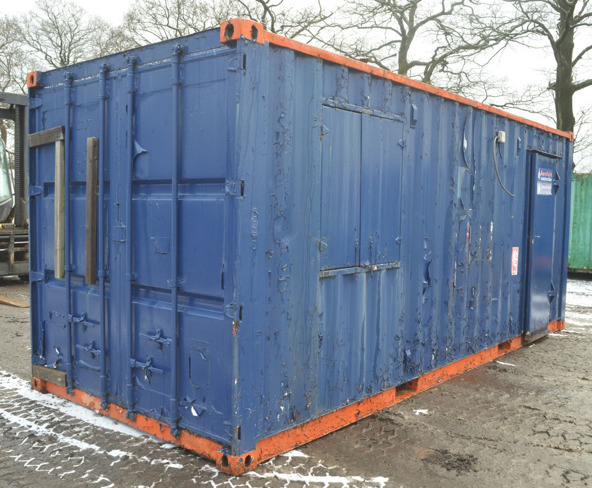 20 ft x 8 ft steel anti vandal shipping container c/w keys in office  SC453 / BC4 - Image 3 of 6