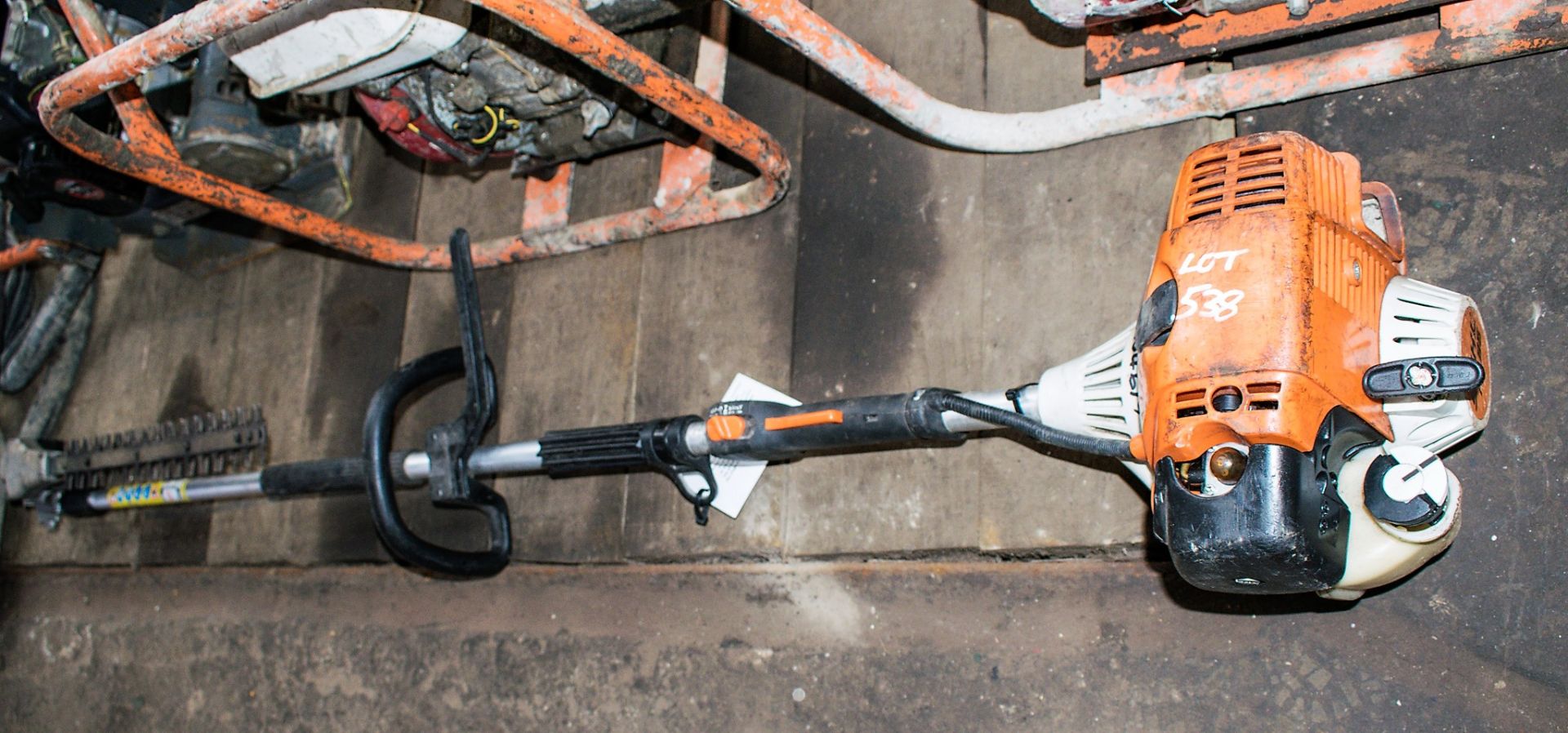 Stihl HL95 petrol driven long reach hedge trimmer A554619