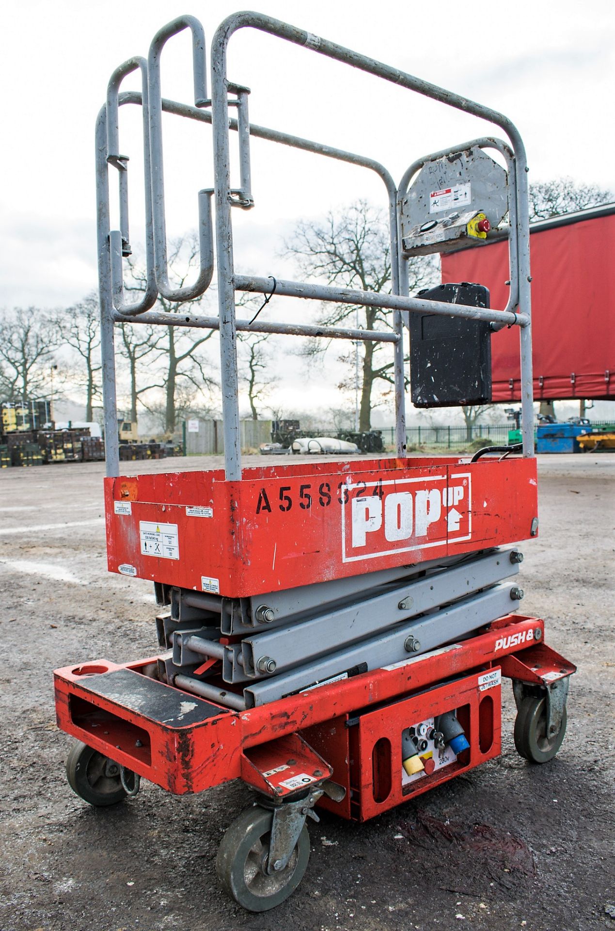 Pop - Up Push 8 battery electric scissor lift