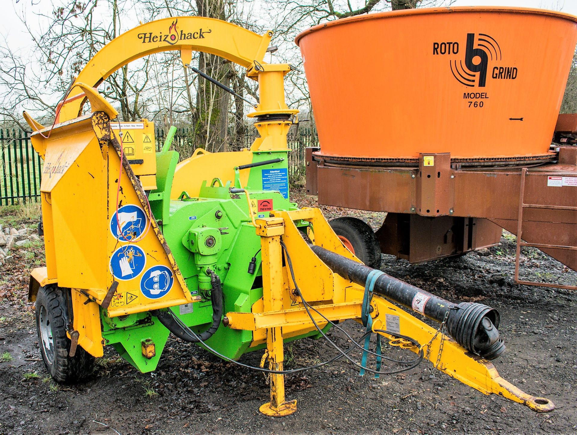 Heizohack HM4-300 PTO Biomass Woodchipper  Year: 2013 S/N: 43183 Recorded Hours: 170 Capable of - Image 2 of 5