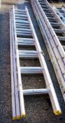 3 stage aluminium ladder XLA893