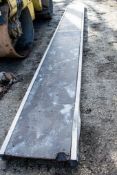 Aluminium staging board Approx 14 ft long